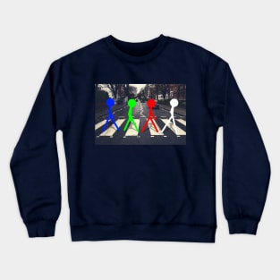 stickman the beatles Crewneck Sweatshirt